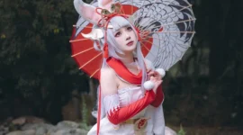 《王者荣耀》公孙离祈雪灵祝cosplay-绝对领域