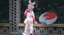 《王者荣耀》公孙离祈雪灵祝cosplay-绝对领域