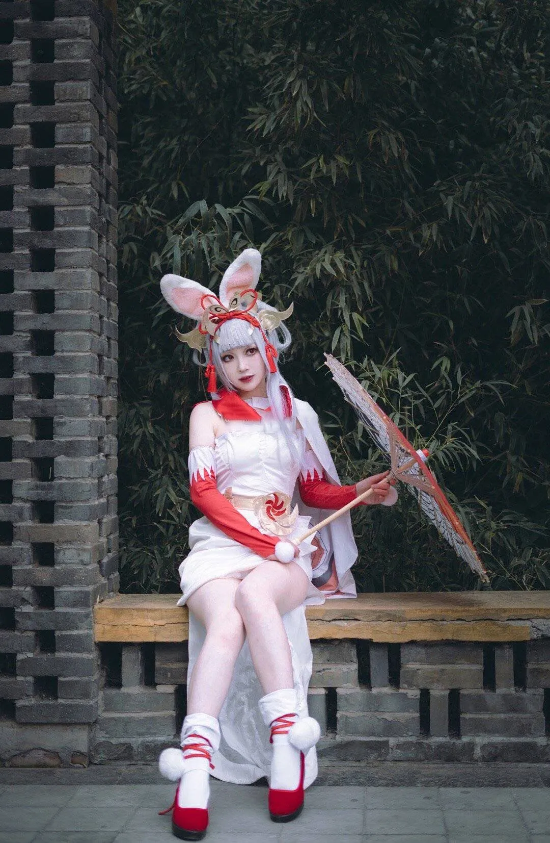 《王者荣耀》公孙离祈雪灵祝cosplay-4