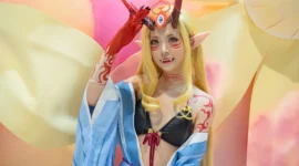 《FGO》茨木童子 水着 cosplay-绝对领域