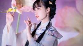 汉服私影，迷失在一场充满花香的梦里-绝对领域