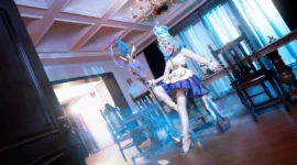 《金铲铲之战》迦娜cosplay-绝对领域