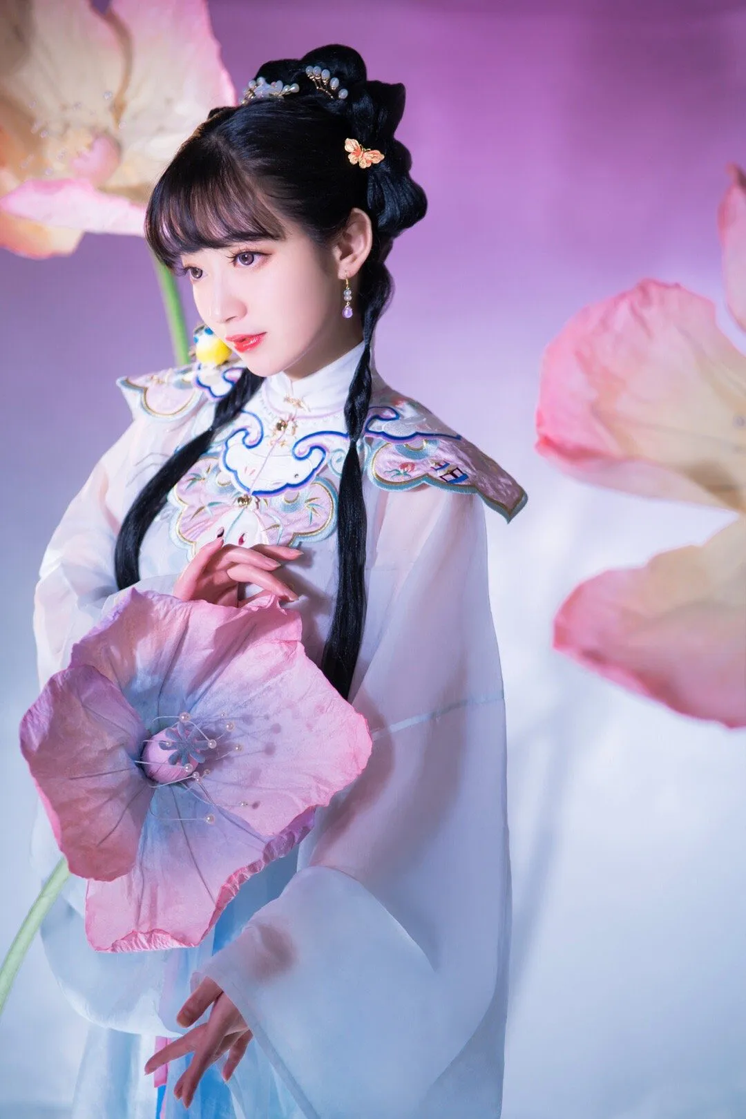 汉服私影，迷失在一场充满花香的梦里-绝对领域