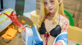 《FGO》茨木童子 水着 cosplay-绝对领域
