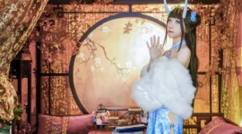 《碧蓝航线》能代 冬雪沁香cosplay-绝对领域