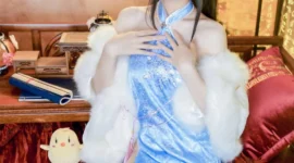 《碧蓝航线》能代 冬雪沁香cosplay-绝对领域