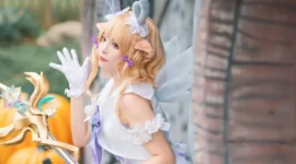 《王者荣耀》时之祈愿 瑶cosplay-绝对领域
