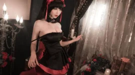 《约会大作战》狂三猫咪内衣cosplay-绝对领域