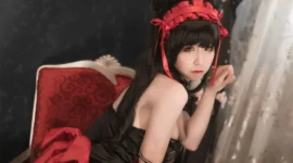 《约会大作战》狂三猫咪内衣cosplay-绝对领域
