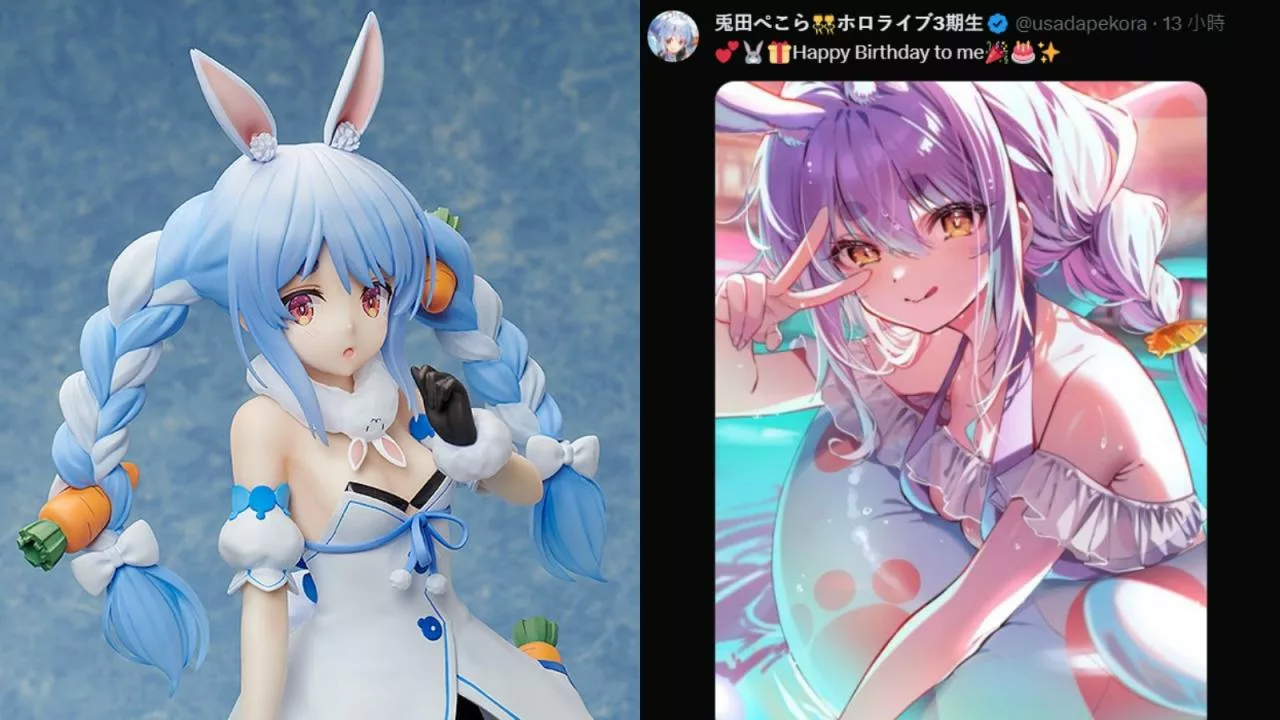 好微笑hololive兔田佩克拉1/4超大尊模型，族长生日当天开放预购-绝对领域
