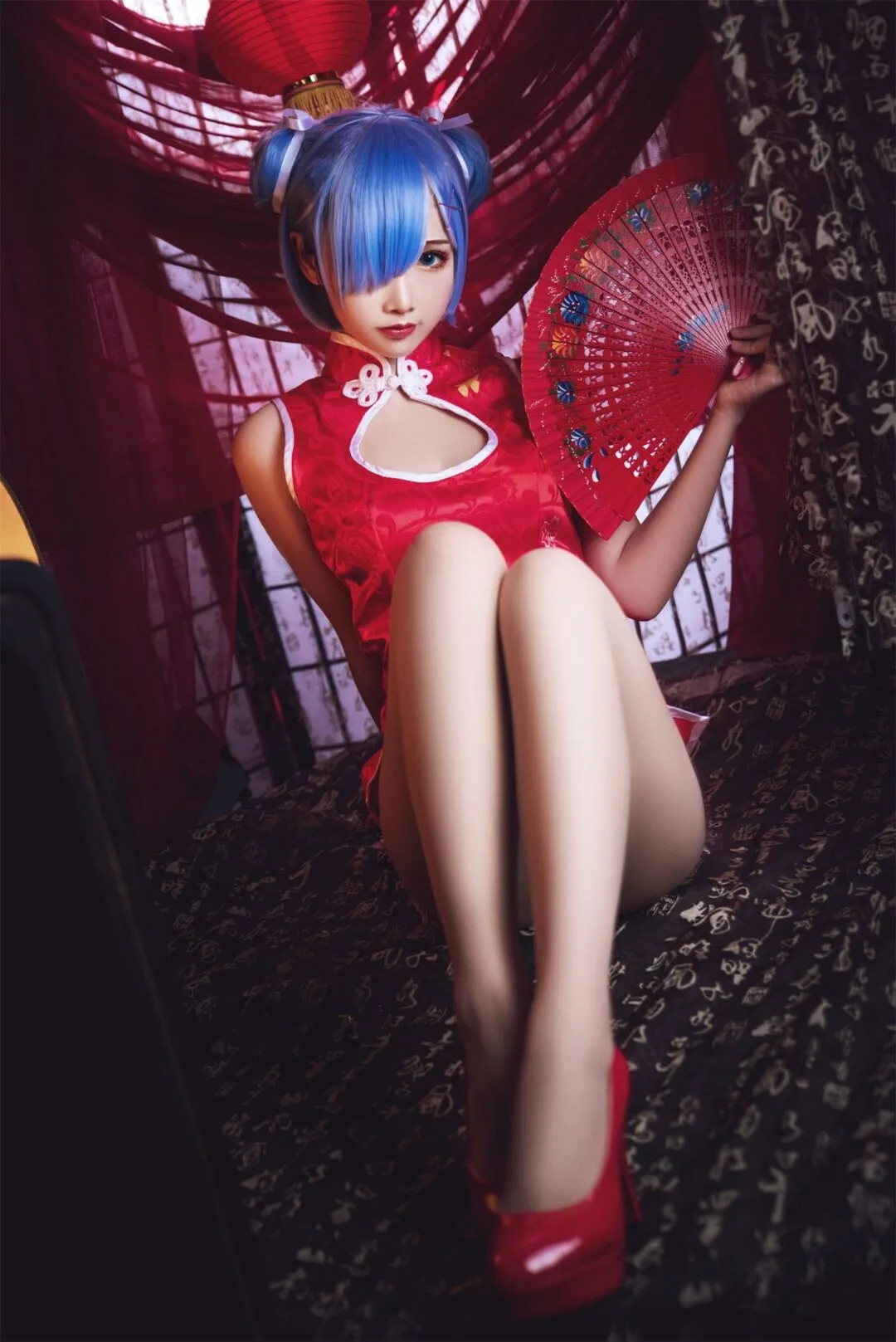 雷姆旗袍cosplay-绝对领域