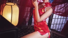 雷姆旗袍cosplay-绝对领域