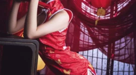 雷姆旗袍cosplay-绝对领域
