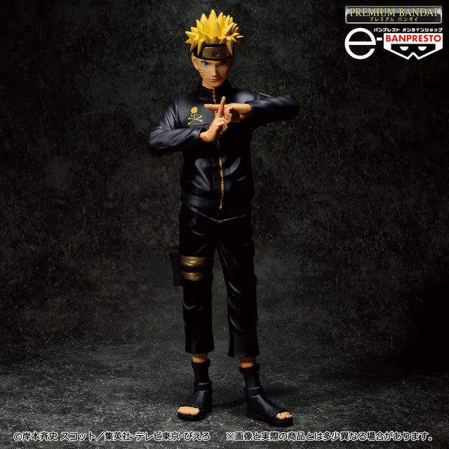 图片[2]-《NARUTO》中的鸣人穿上了充满“街头”感觉的黑色搭配！与『mastermind JAPAN』合作的联名模型登场。-绝对领域