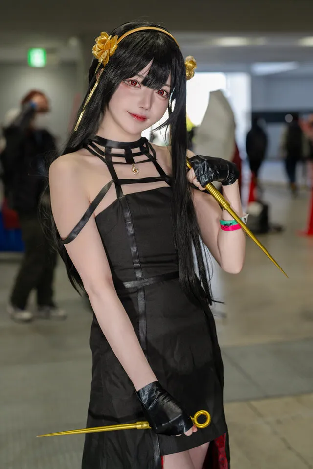 图片[2]-[Cosplay] Comiket上发现的《SPY×FAMILY》里的夜小姐看起来很正宗！美丽的风格层与柔软的姿势，Shiratsuki An [10 张]-绝对领域