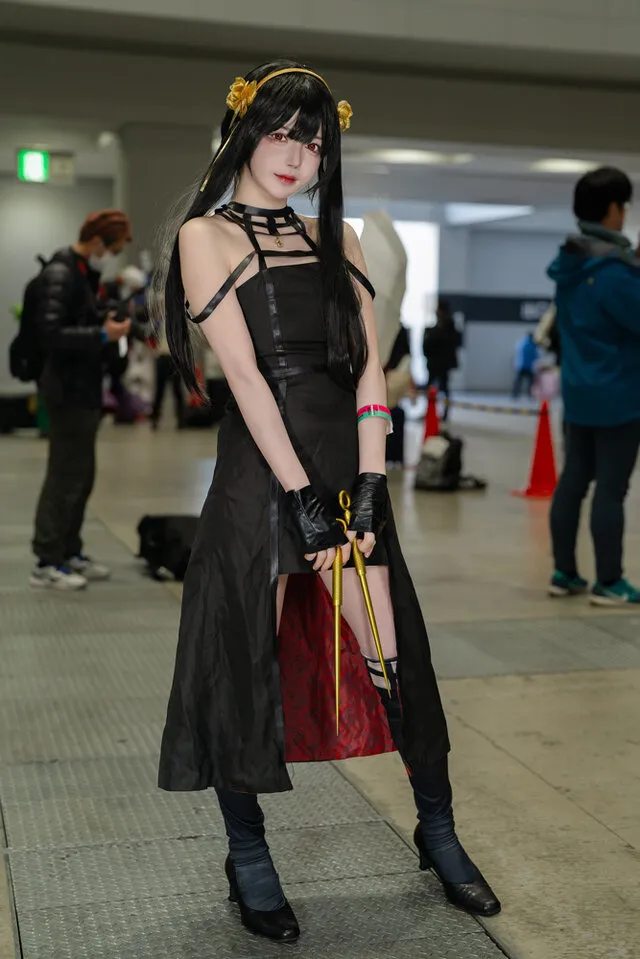 图片[3]-[Cosplay] Comiket上发现的《SPY×FAMILY》里的夜小姐看起来很正宗！美丽的风格层与柔软的姿势，Shiratsuki An [10 张]-绝对领域
