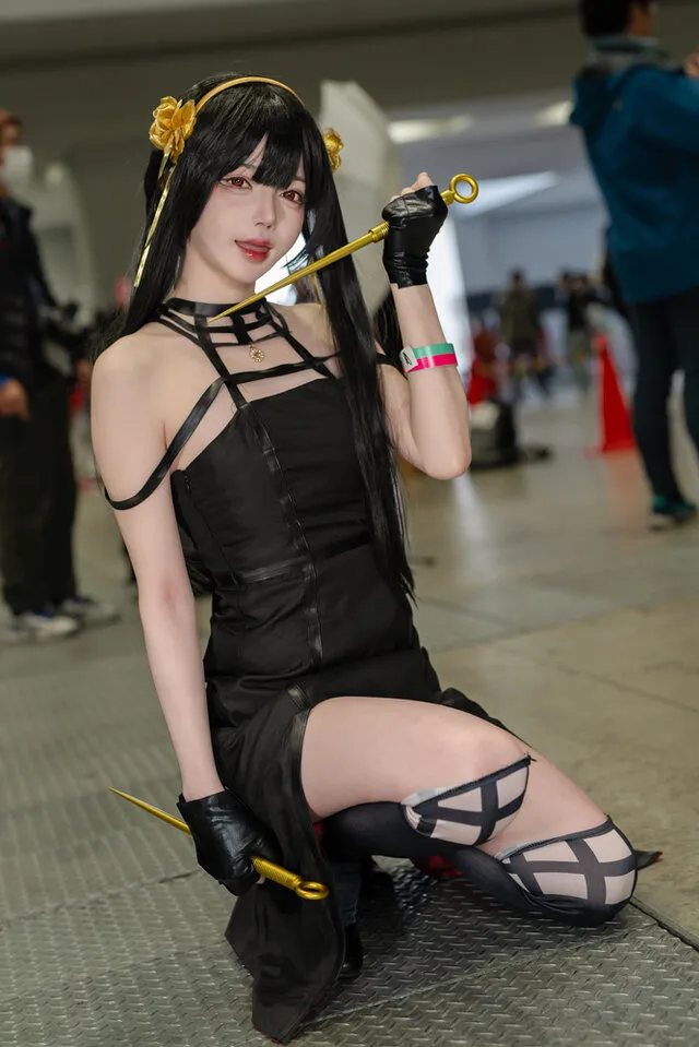 图片[4]-[Cosplay] Comiket上发现的《SPY×FAMILY》里的夜小姐看起来很正宗！美丽的风格层与柔软的姿势，Shiratsuki An [10 张]-绝对领域