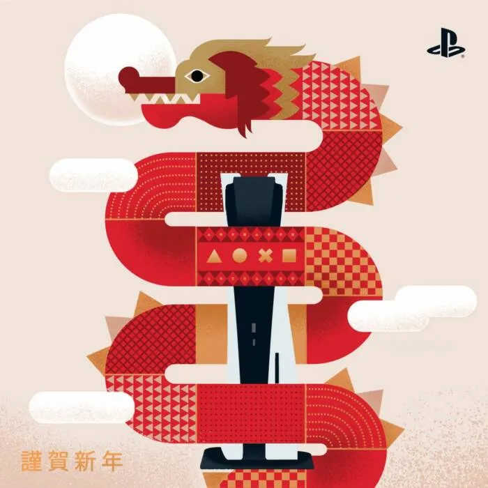 图片[2]-新的一年到来！精选家用主机厂商2024 年「新年贺图」一次看-绝对领域
