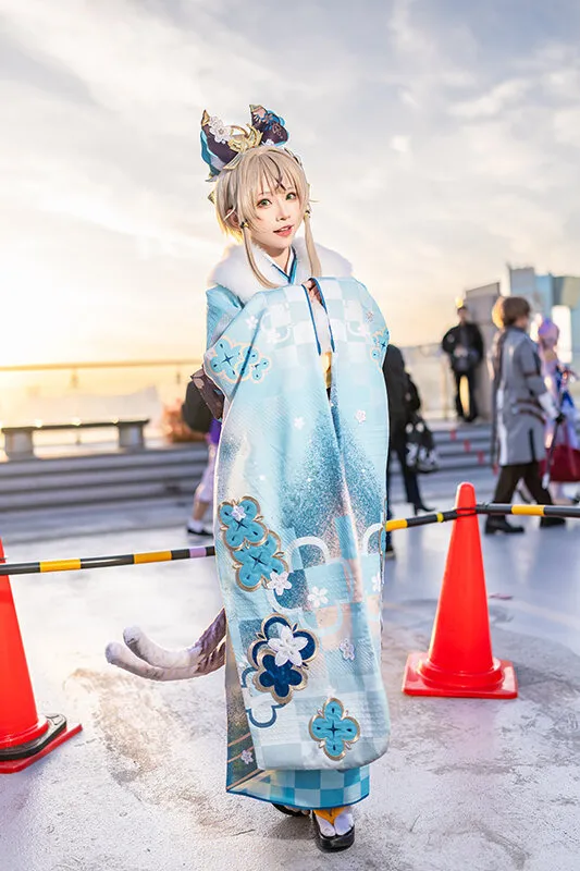 图片[5]-【角色扮演】新年快乐！美丽的中国cosplayer《原神》的美丽和服大放异彩[Comiket 103]-绝对领域