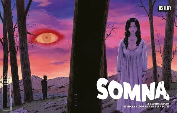 押见修造为美国漫画《Somna》第3期提供了变体封面；标志着讲谈社和美国出版商DSTLRY的合作开始-绝对领域