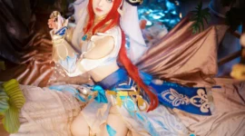 《原神》妮露cosplay-绝对领域