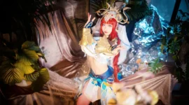 《原神》妮露cosplay-绝对领域