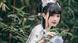 lolita私影，可爱兔耳-绝对领域