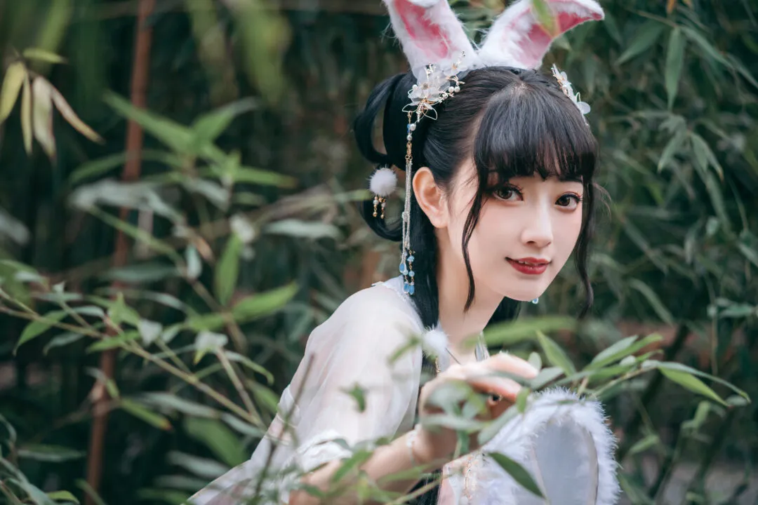 lolita私影，可爱兔耳-绝对领域