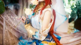 《原神》妮露cosplay-绝对领域