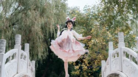 lolita私影，可爱兔耳-绝对领域