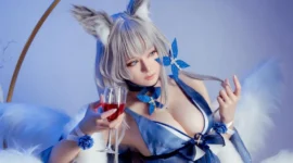 《碧蓝航线》信浓cosplay-绝对领域