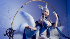 《碧蓝航线》信浓cosplay-绝对领域
