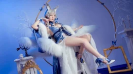 《碧蓝航线》信浓cosplay-绝对领域