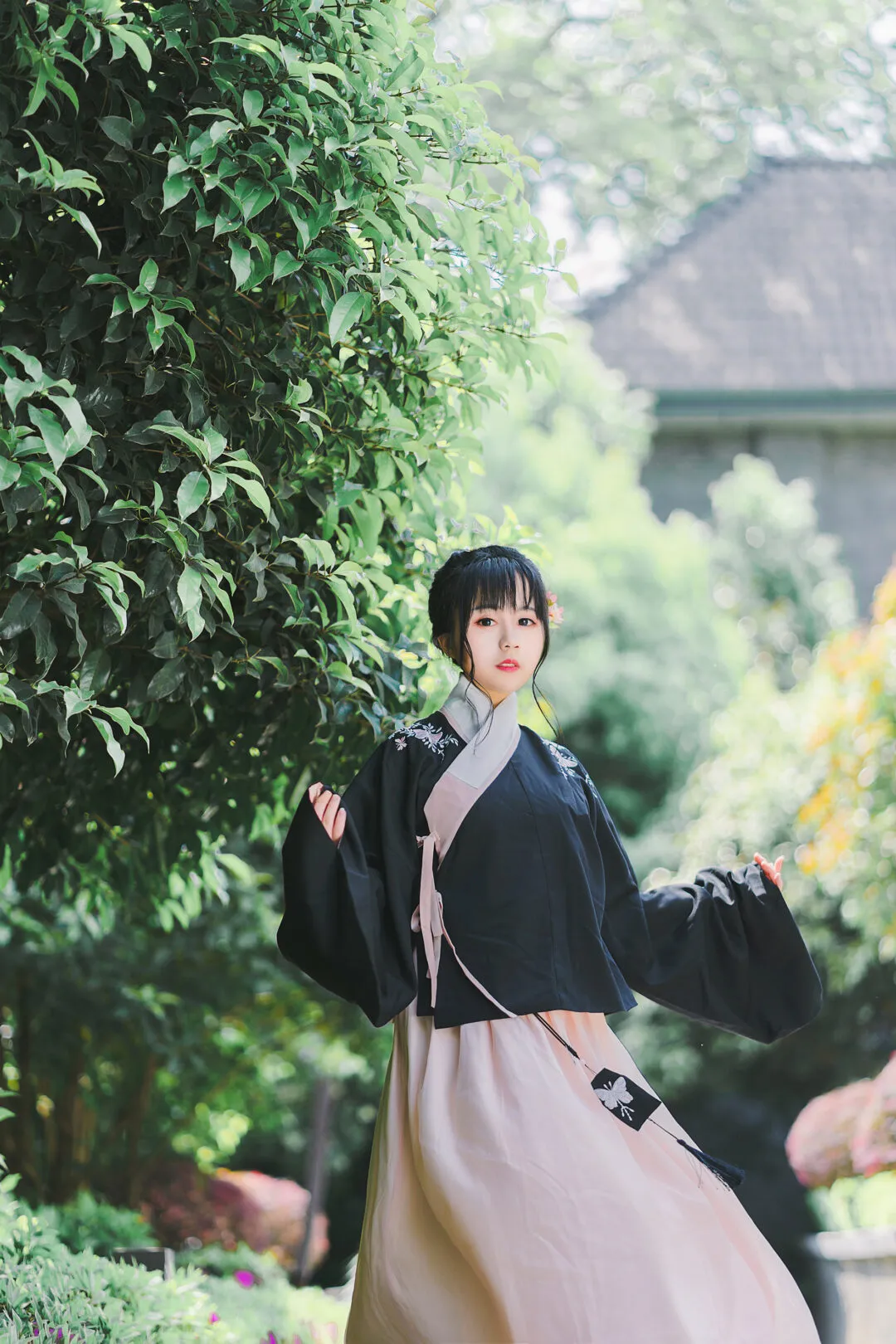 汉服街拍-绝对领域