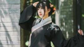 汉服街拍-绝对领域