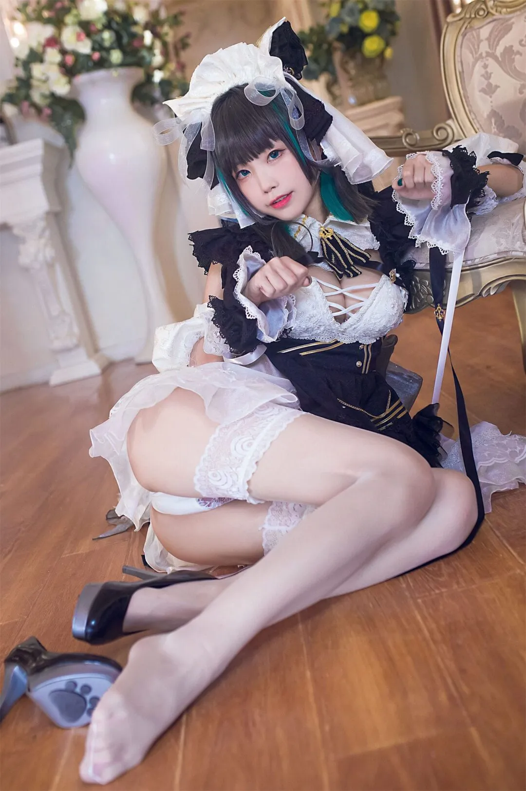碧蓝航线 柴郡3cosplay-16