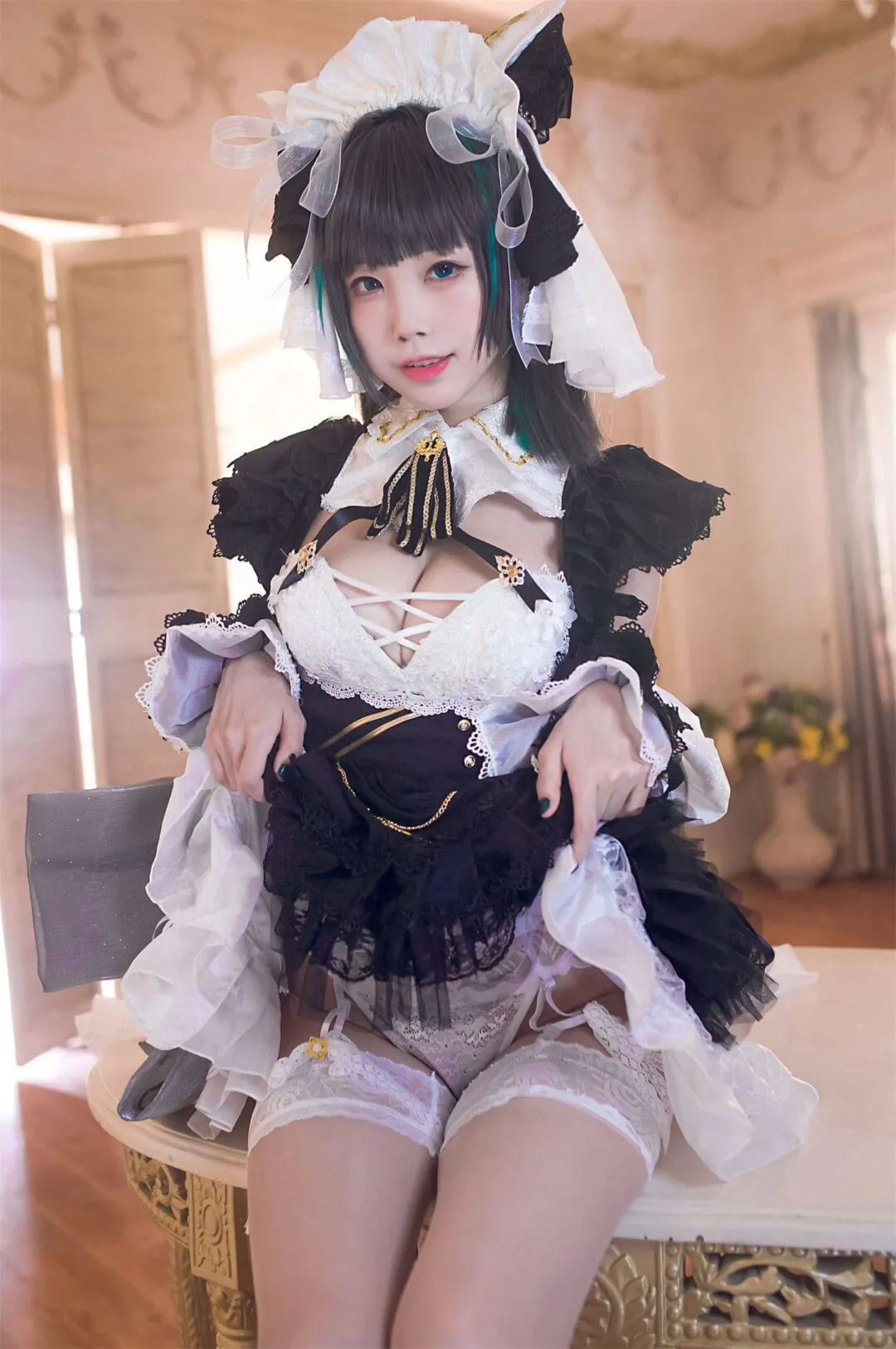 碧蓝航线 柴郡3cosplay-22
