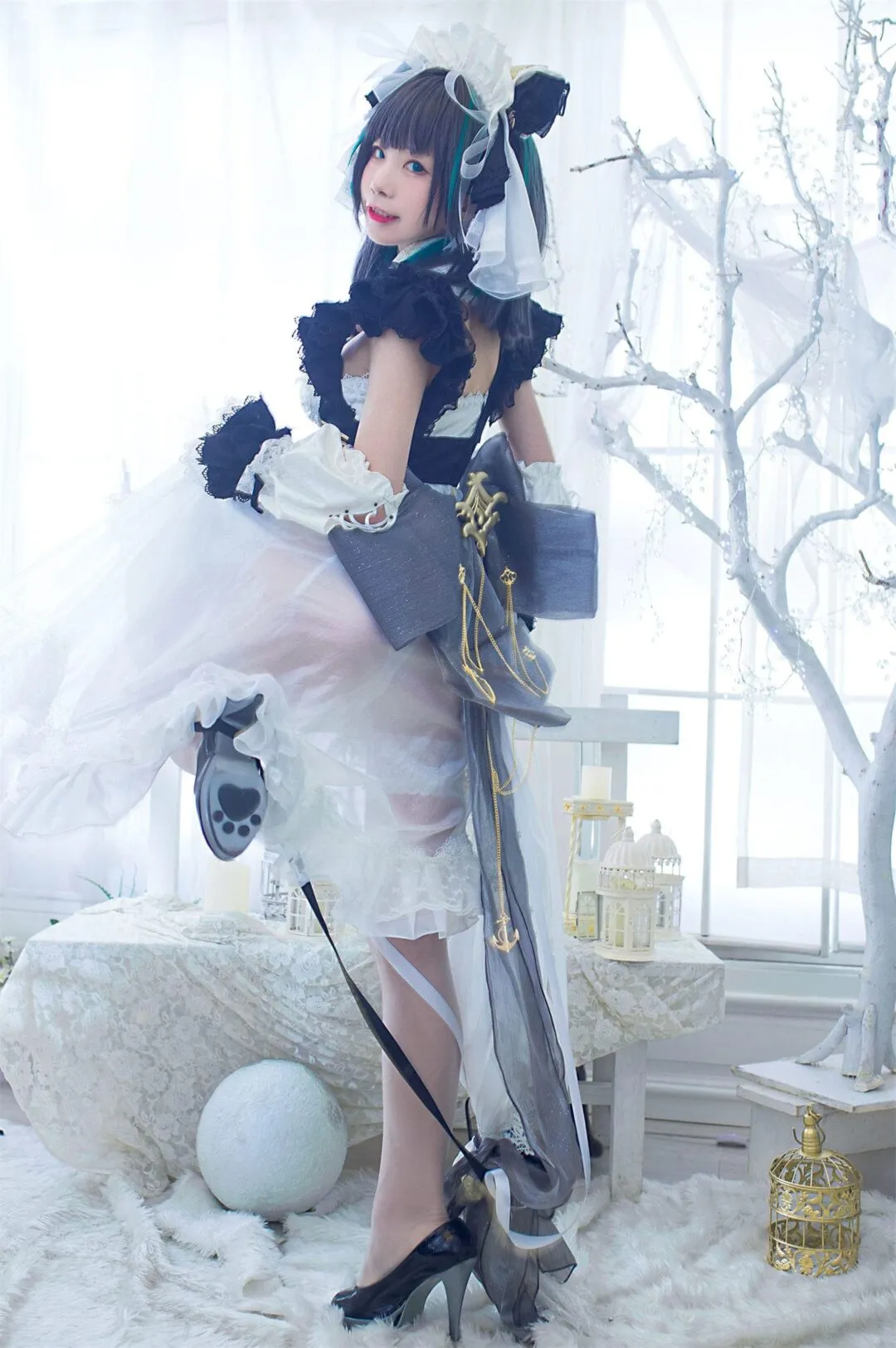 碧蓝航线 柴郡3cosplay-33