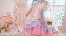 初音未来长发公主 cosplay-绝对领域