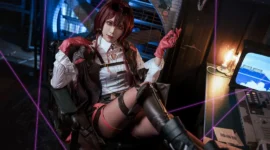 《崩坏：星穹铁道》卡芙卡cosplay-绝对领域
