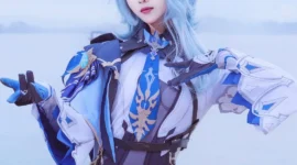 《原神》优菈cosplay-绝对领域