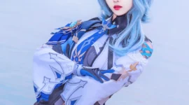 《原神》优菈cosplay-绝对领域