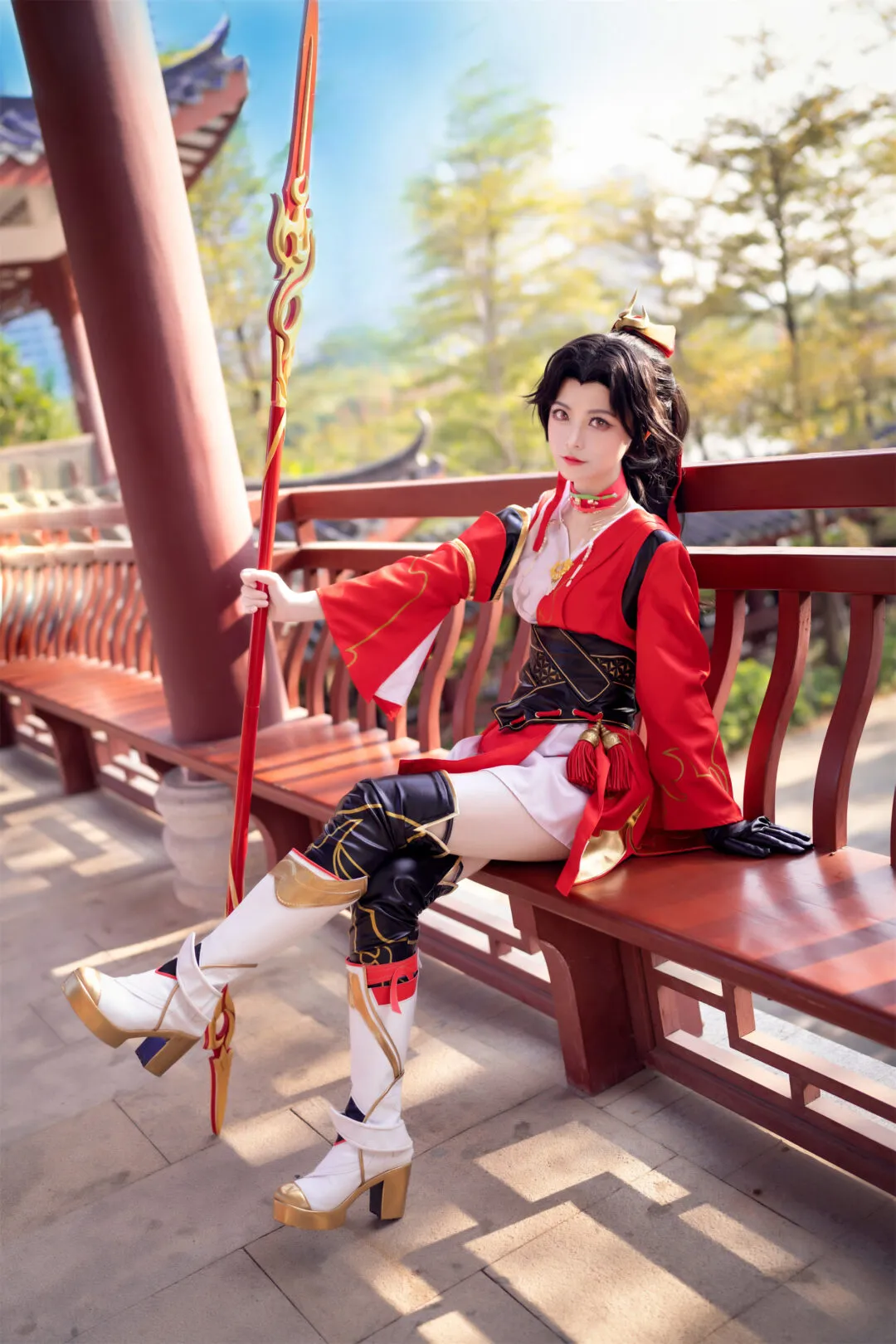 《王者荣耀》云缨 燎原之心cosplay-绝对领域