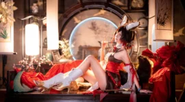 《崩坏:星穹铁道》停云cosplay-绝对领域