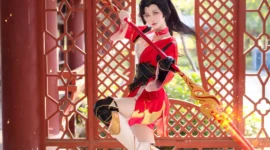 《王者荣耀》云缨 燎原之心cosplay-绝对领域