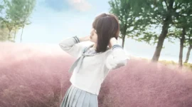 jk私影,少女心爆棚的粉色的草!-绝对领域