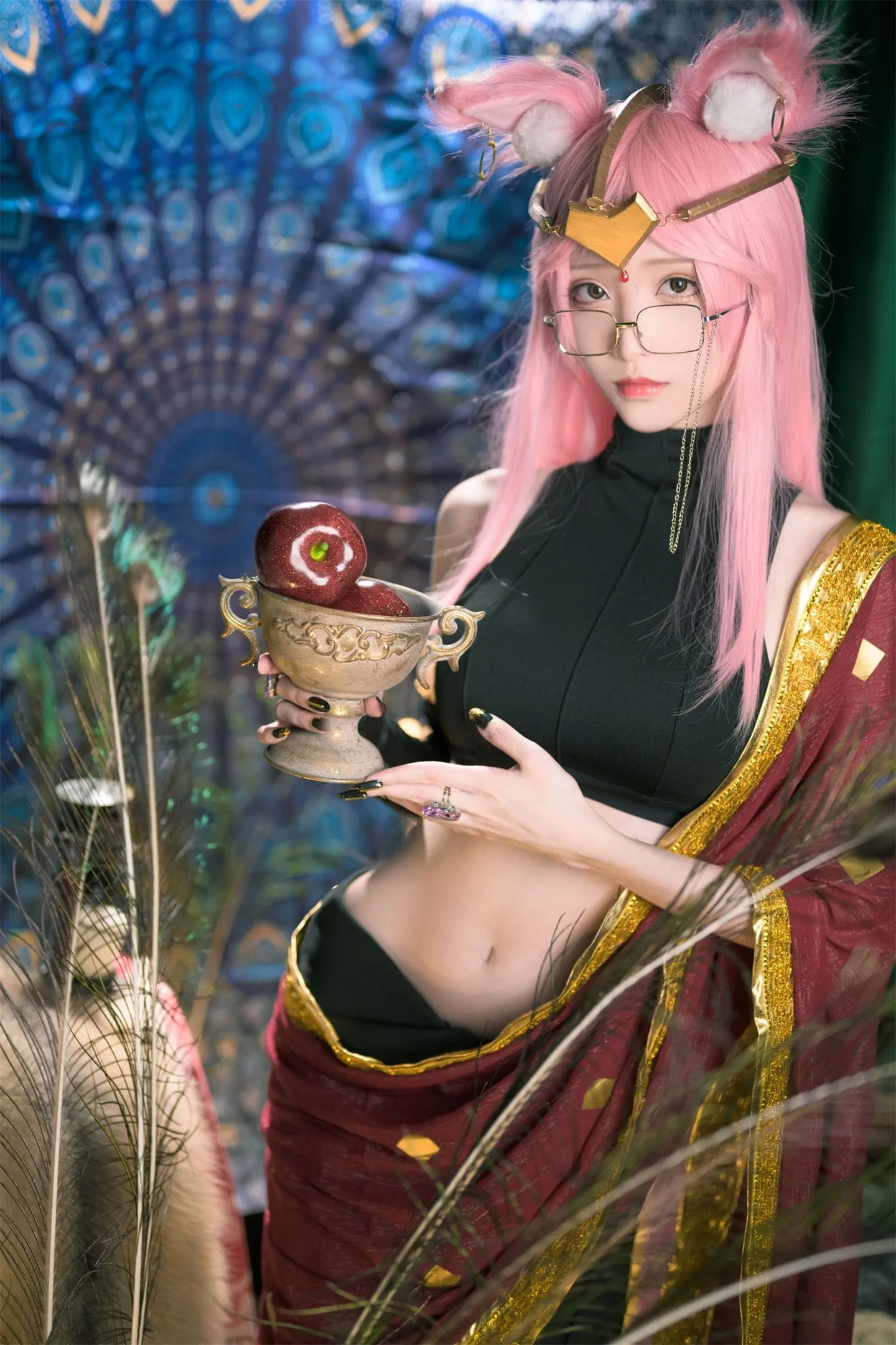 FGO 玉藻前秘书狐cosplay-绝对领域