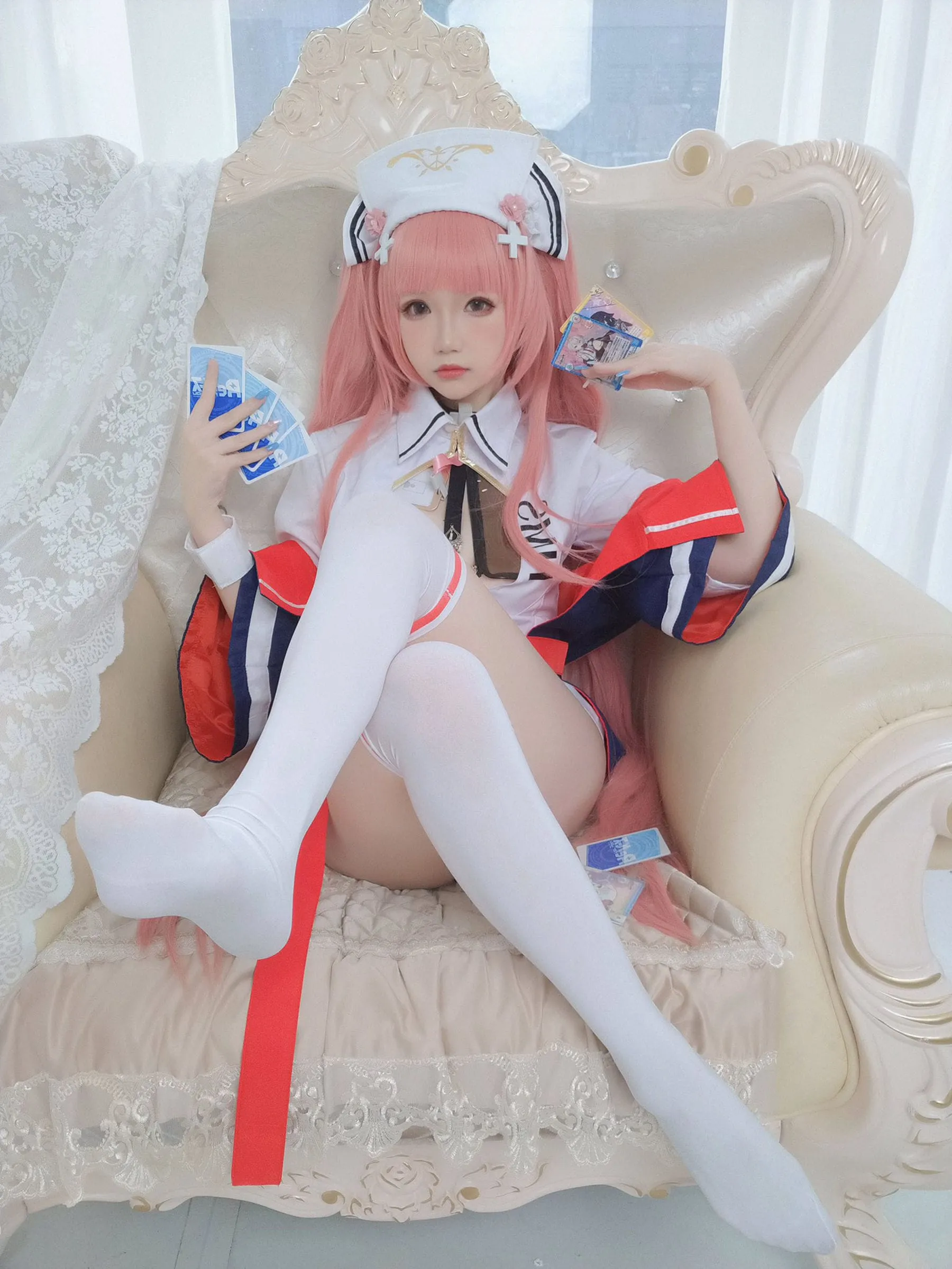 碧蓝航线 英仙座护士cosplay-绝对领域
