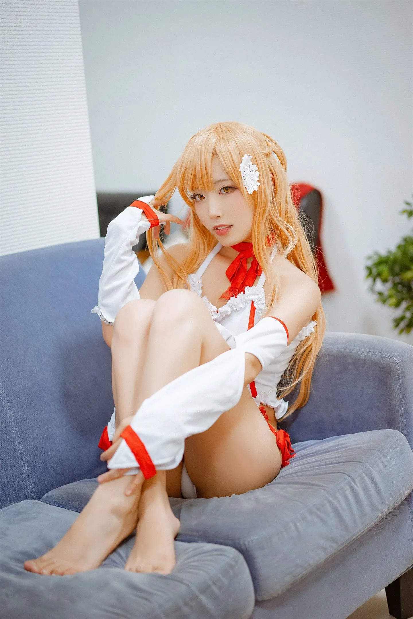 刀剑神域 亚丝娜cosplay-绝对领域