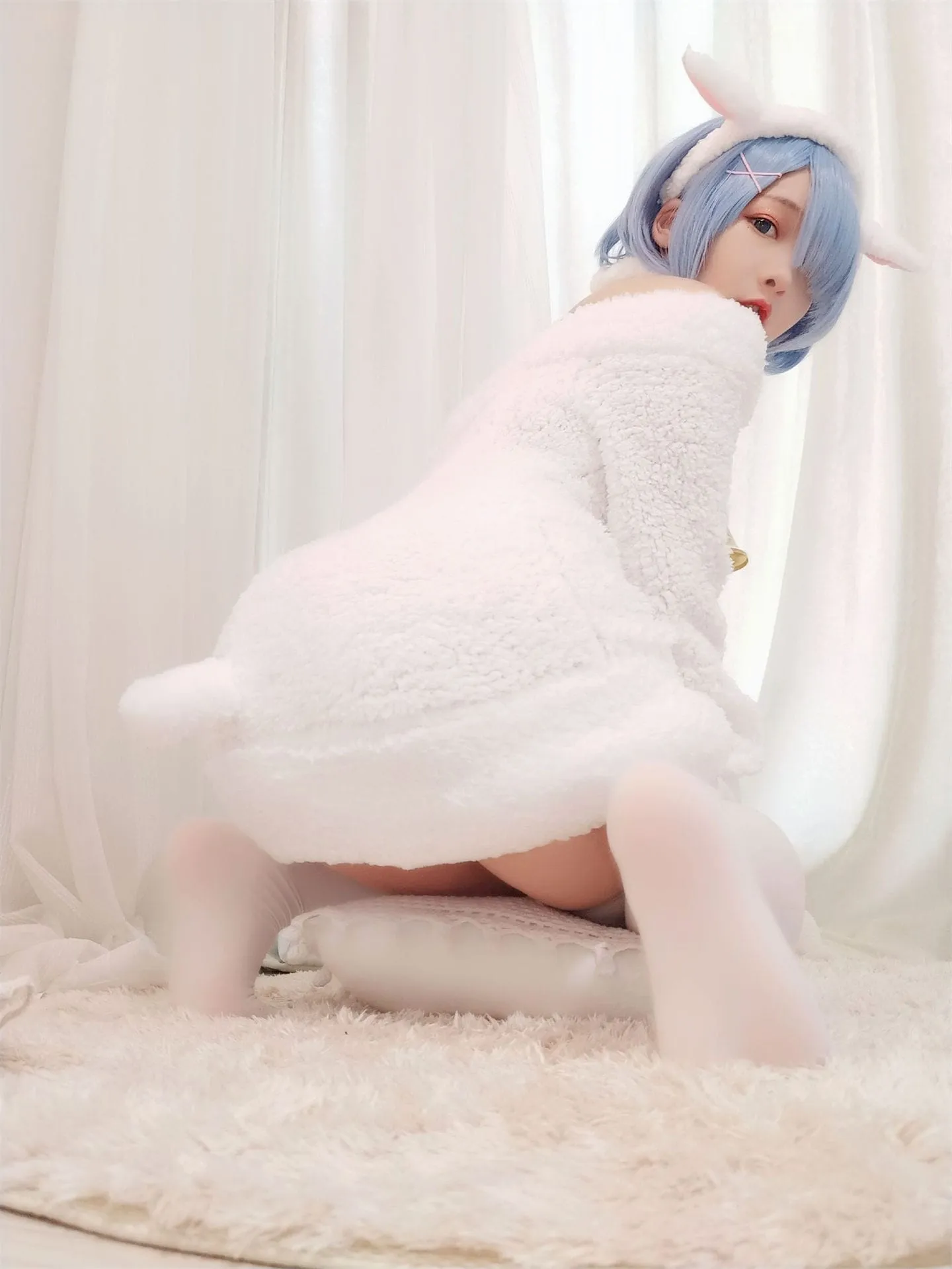 从零开始的异世界 蕾姆睡衣cosplay-绝对领域